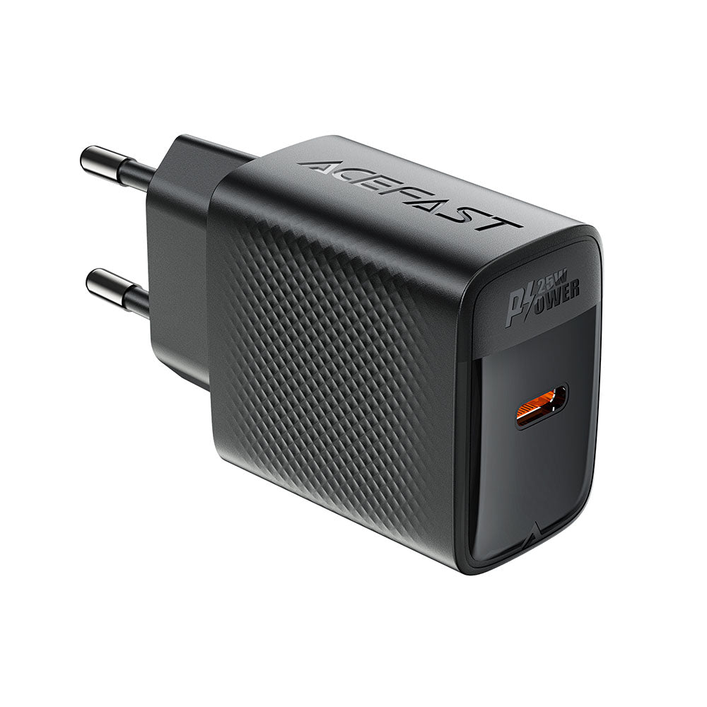 Φορτιστής Δικτύου Acefast A104, 25W, 3A, 1 x USB-C, Μαύρος
