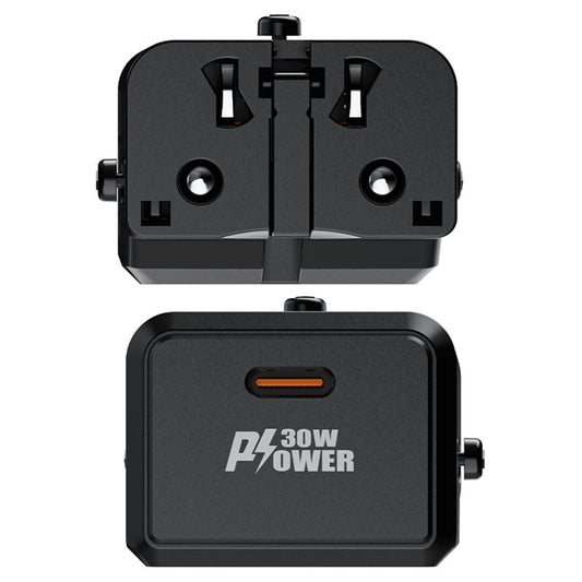 Φορτιστής Δικτύου Acefast Z7 Travel, 30W, 3A, 1 x USB-C, Μαύρος