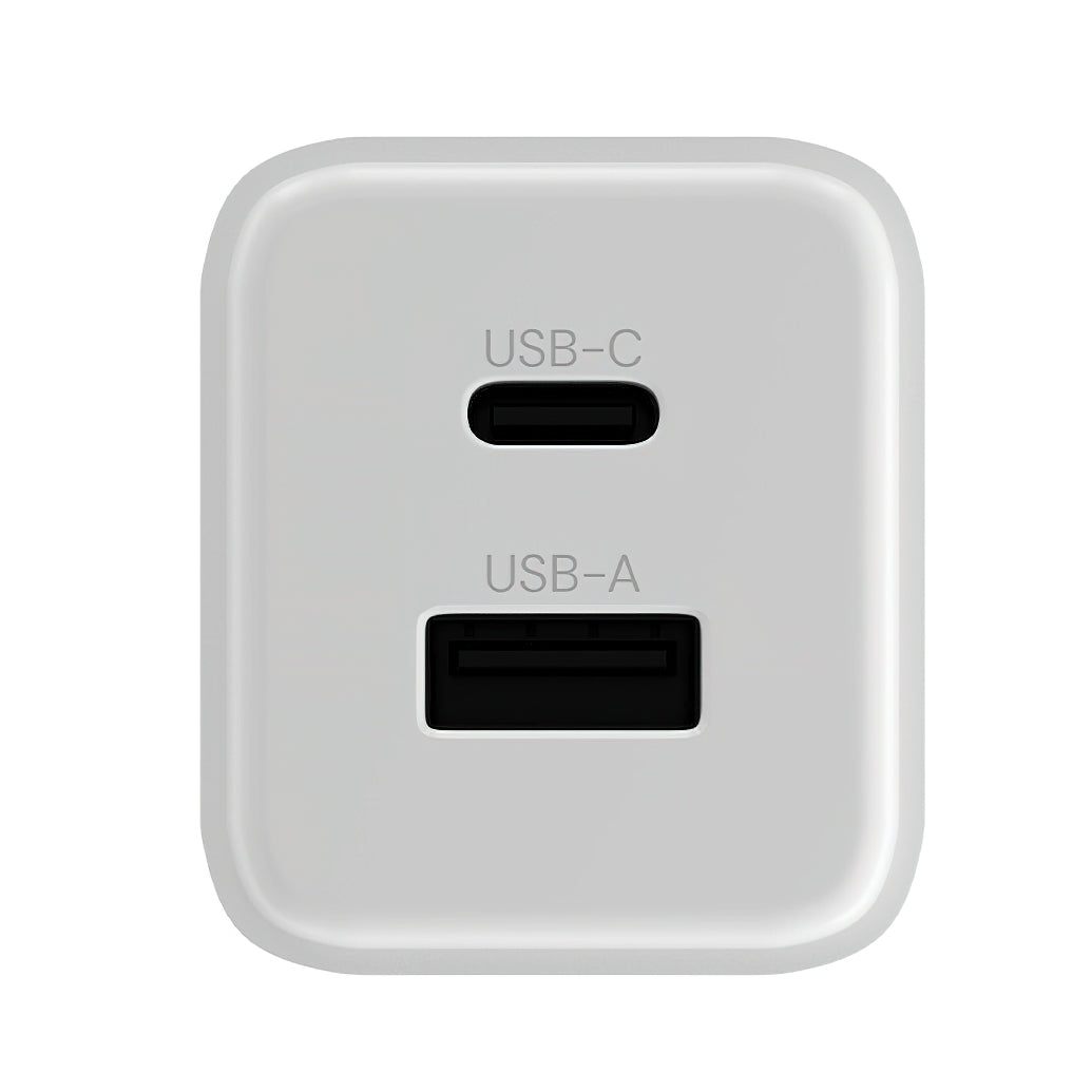 Φορτιστής Δικτύου Allity. ATC-01-45WCC Fast, 45W, 3A, 1 x USB-A - 1 x USB-C, Λευκό