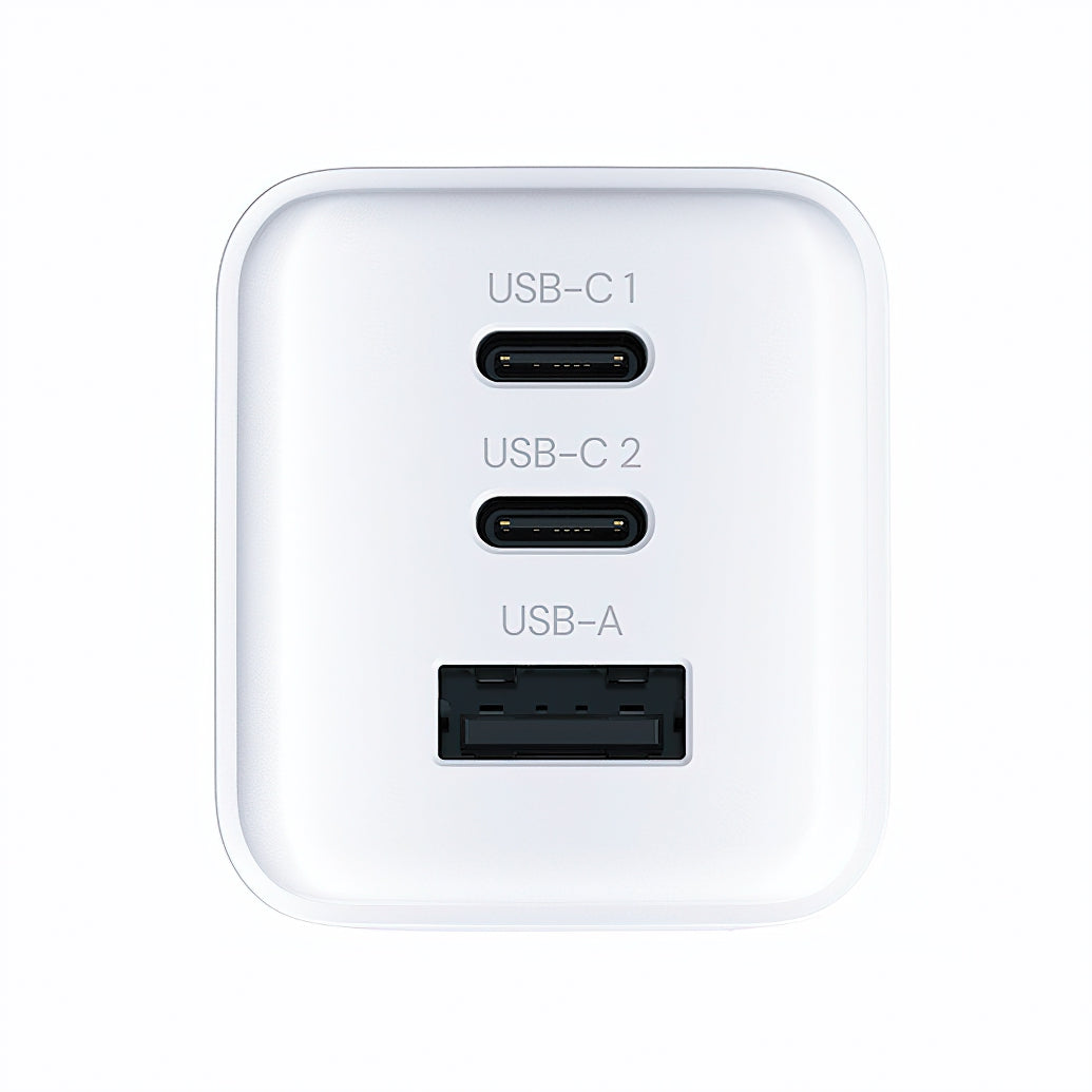 Φορτιστής Δικτύου Allity. ATC-01-65WACC Fast, 65W, 3.25A, 1 x USB-A - 2 x USB-C, Λευκό