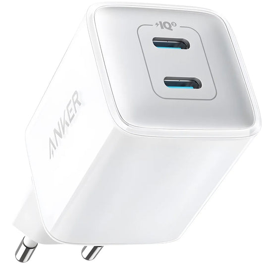 Anker 521 Nano Pro Network Charger, 40W, 3A, 2 x USB-C, White A2038G21