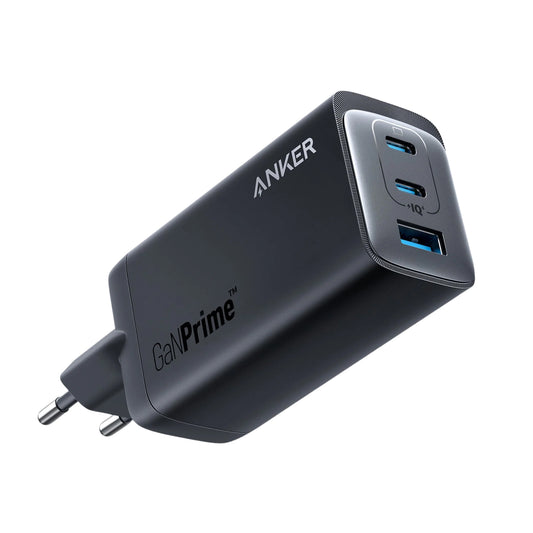 Φορτιστής δικτύου Anker 737, 120W, 5A, 1 x USB-A - 2 x USB-C, Μαύρο