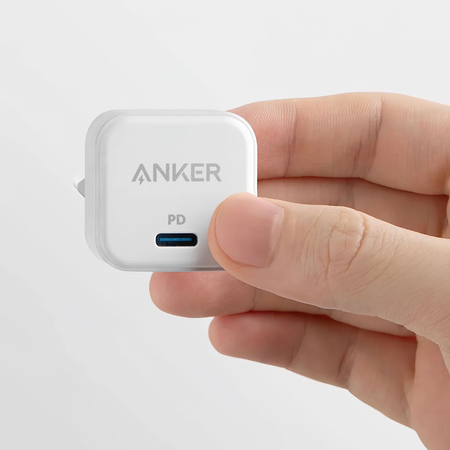 Φορτιστής δικτύου Anker PowerPort III Cube, 20W, 3A, 1 x USB-C, λευκό A2149G21