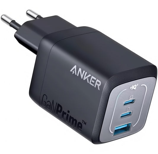 Φορτιστής δικτύου Anker Prime, 67W, 5A, 1 x USB-A - 2 x USB-C, μαύρο A2669313