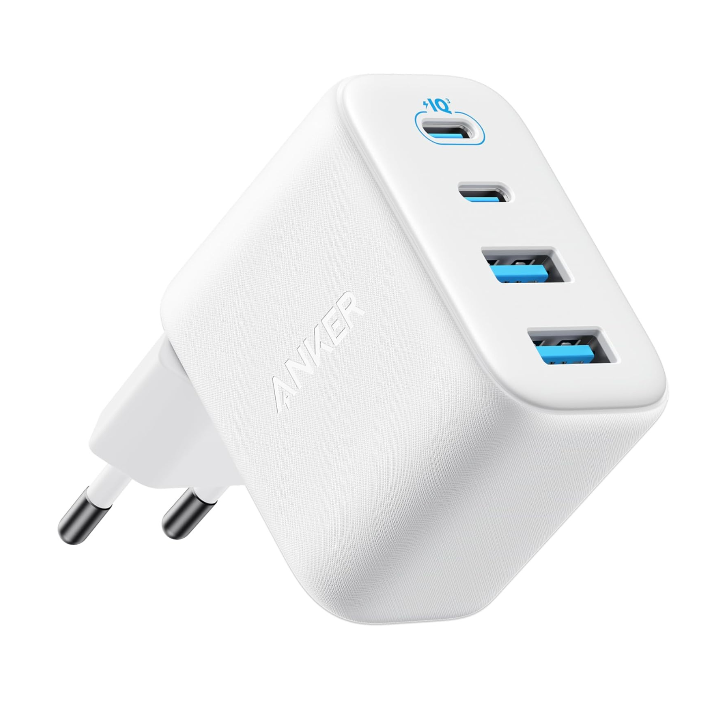 Φορτιστής Δικτύου Anker Zolo, 50W, 3A, 2 x USB-A - 2 x USB-C, Λευκός A121EG21