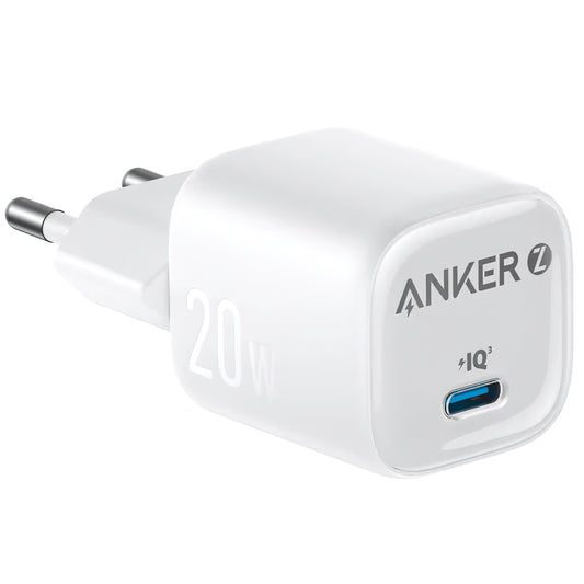 Φορτιστής Δικτύου Anker Zolo, 20W, 3A, 1 x USB-C, Λευκό A2699G21