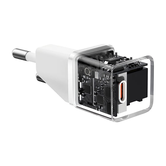 Φορτιστής δικτύου Baseus GaN5S GaN5S, 20W, 3A, 1 x USB-C, λευκό P1016250503213-00