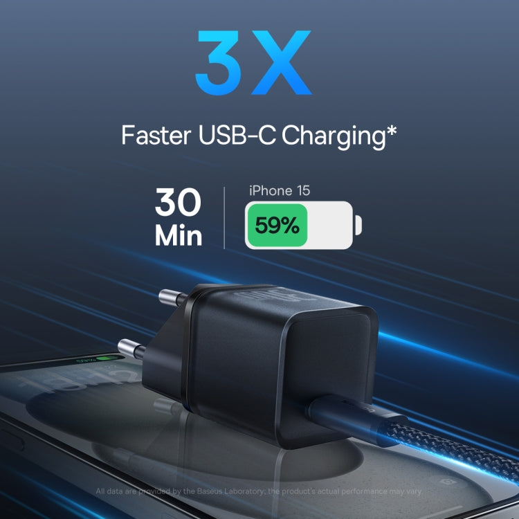 Φορτιστής δικτύου Baseus GaN5S GaN5S, 30W, 3A, 1 x USB-C, Μαύρο P10162504113-00