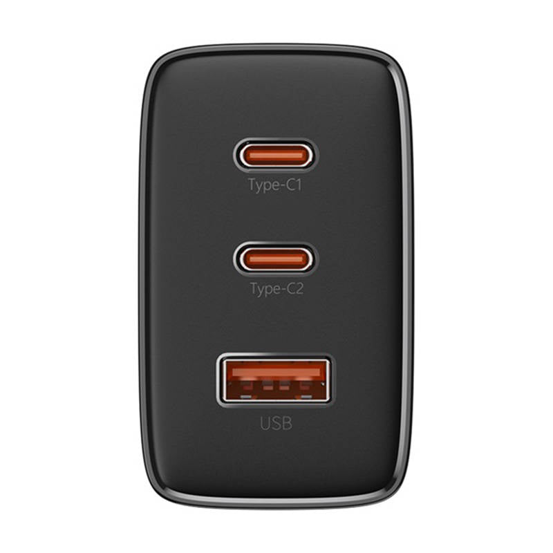 Φορτιστής Δικτύου Baseus Cube Pro, 65W, 3.25A, 1 x USB-A - 2 x USB-C, Μαύρο P10152301113-00