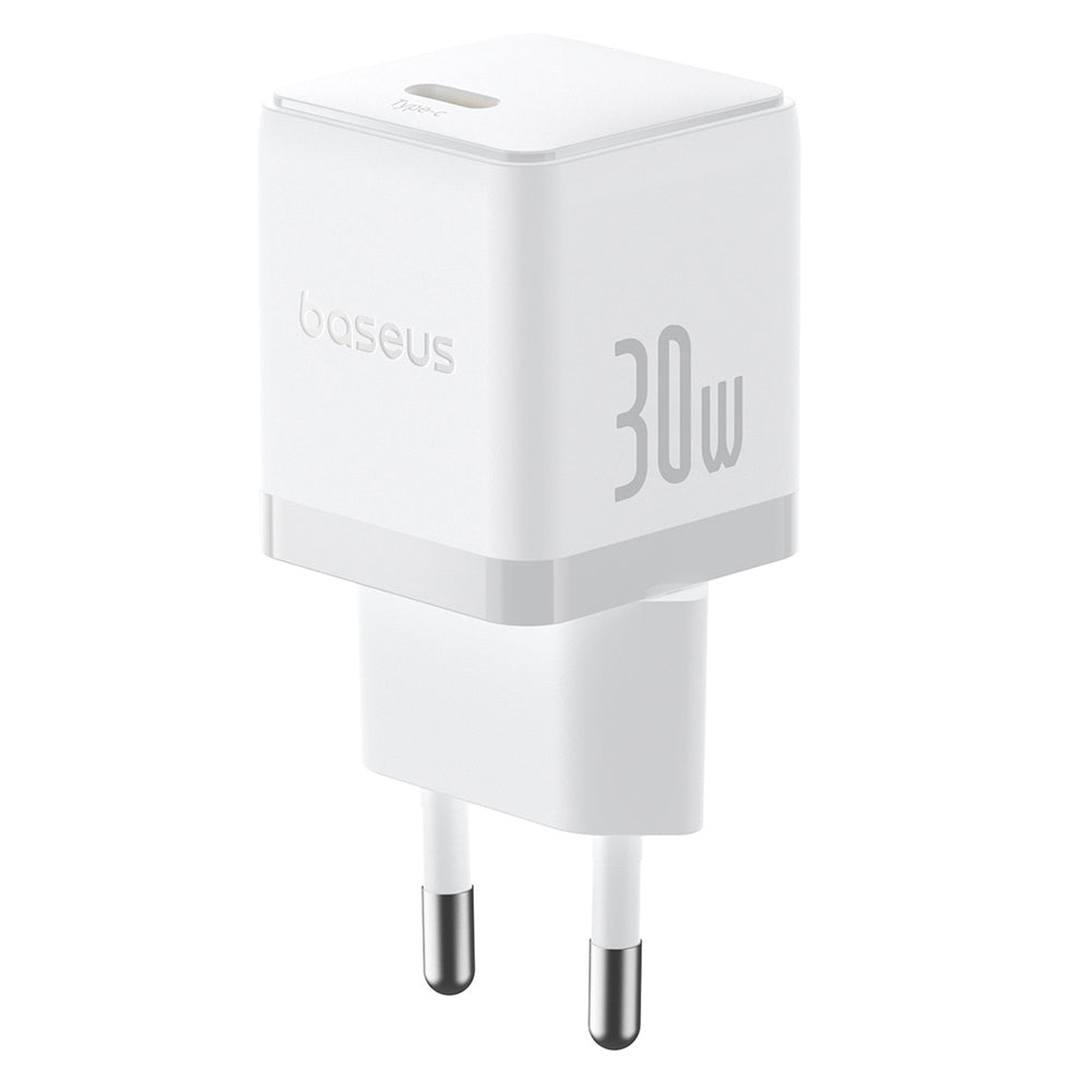 Φορτιστής Δικτύου Baseus Palm, 30W, 3A, 1 x USB-C, Λευκό P10111605213-00