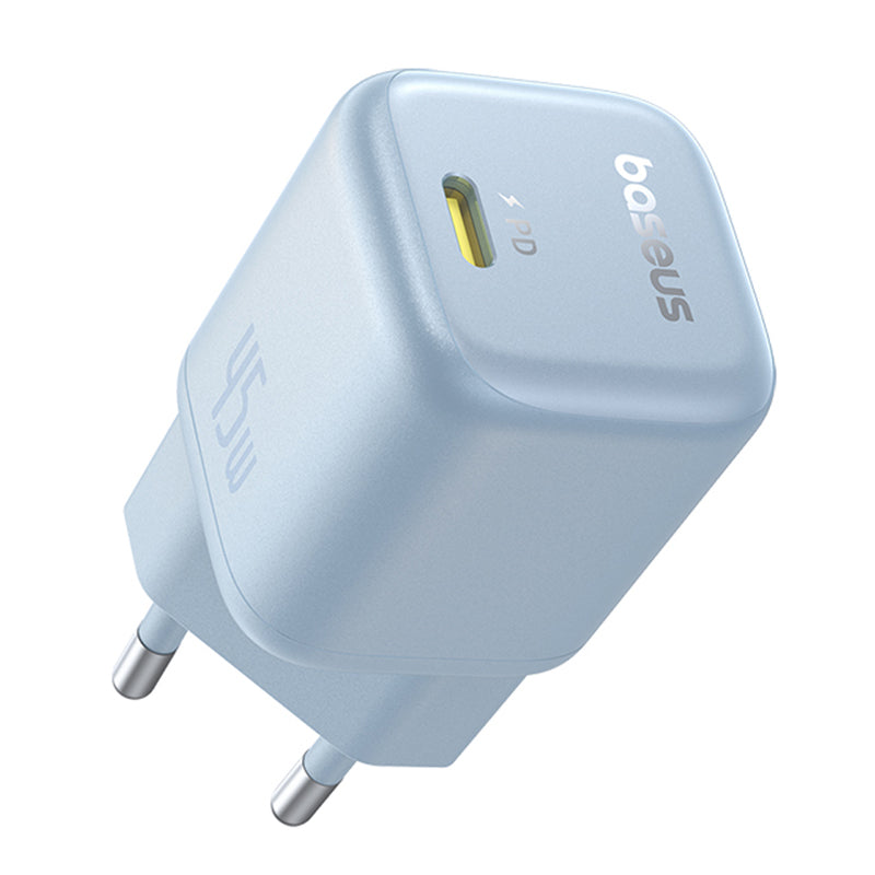 Φορτιστής Δικτύου Baseus PicoGo, 45W, 3A, 1 x USB-C, Μπλε P10176800313-00