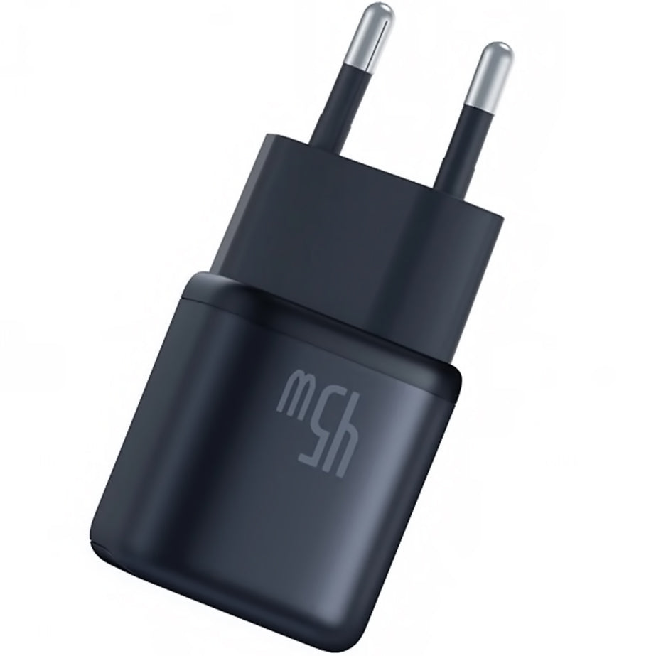 Φορτιστής Δικτύου Baseus PicoGo, 45W, 3A, 1 x USB-C, Μαύρος P10176800123-00