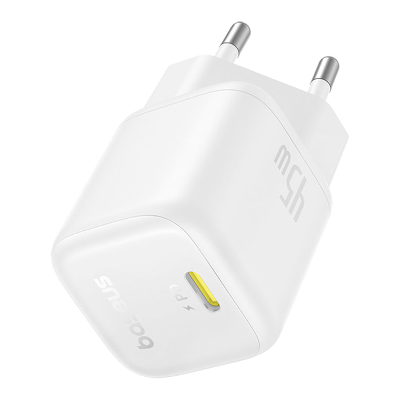 Φορτιστής Δικτύου Baseus PicoGo, 45W, 3A, 1 x USB-C, Λευκό P10176800213-00