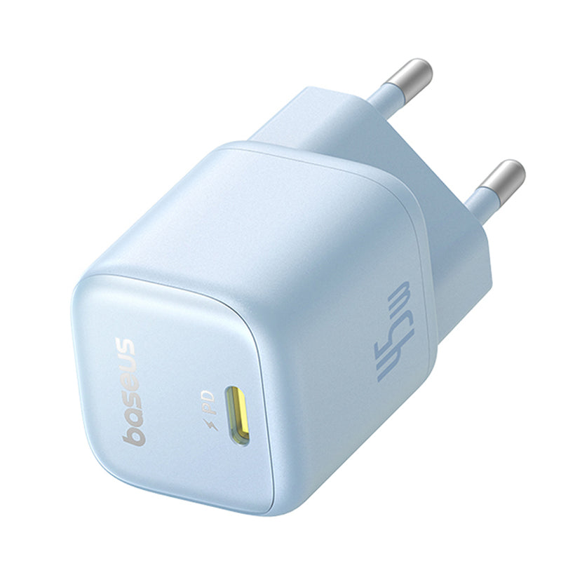 Φορτιστής Δικτύου Baseus PicoGo, 45W, 3A, 1 x USB-C, Μπλε P10176800313-00