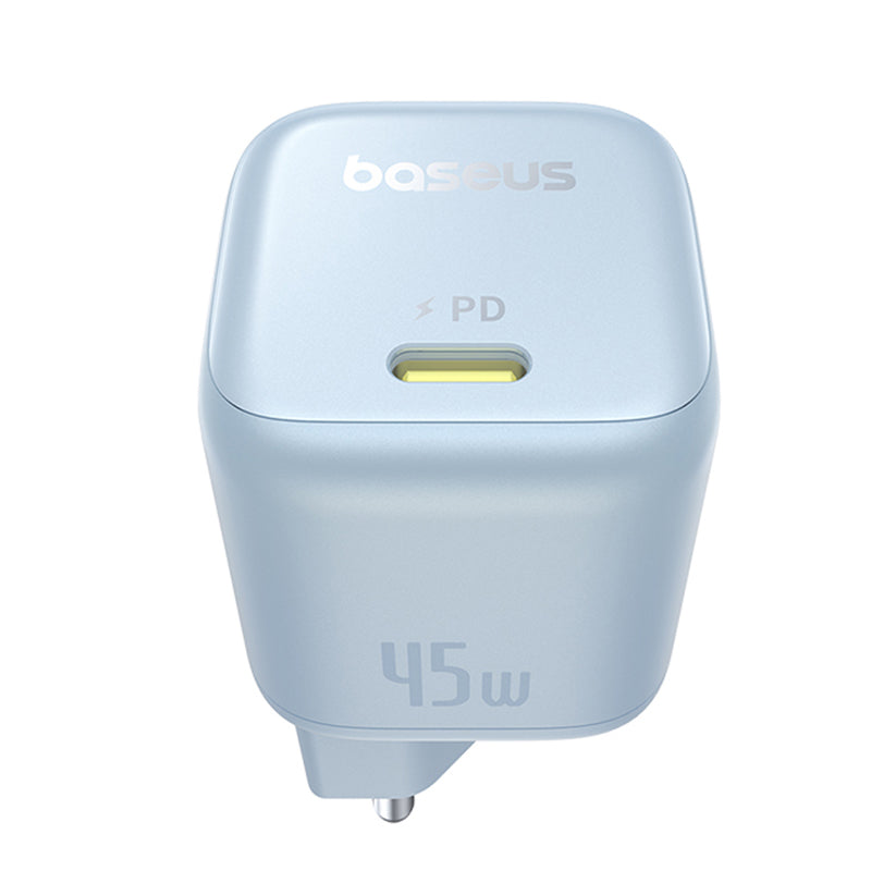 Φορτιστής Δικτύου Baseus PicoGo, 45W, 3A, 1 x USB-C, Μπλε P10176800313-00