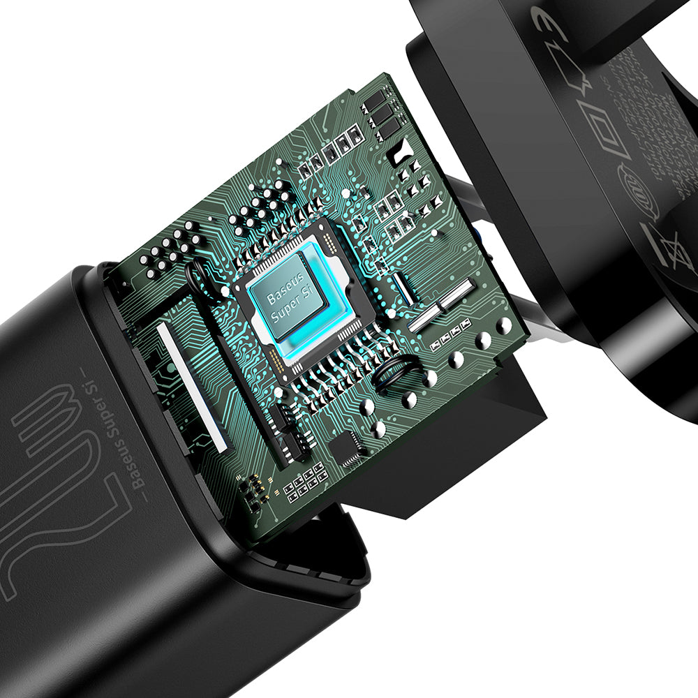 Φορτιστής Δικτύου Baseus Super Si UK, 20W, 3A, 1 x USB-C, Μαύρος CCSUP-K01