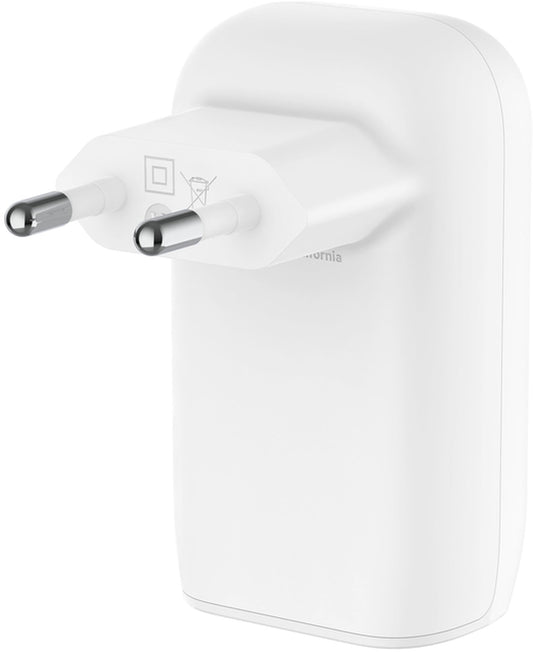 Φορτιστής Δικτύου Belkin BoostCharge, 67W, 3A, 3 x USB-C, Λευκός WCC002vfWH