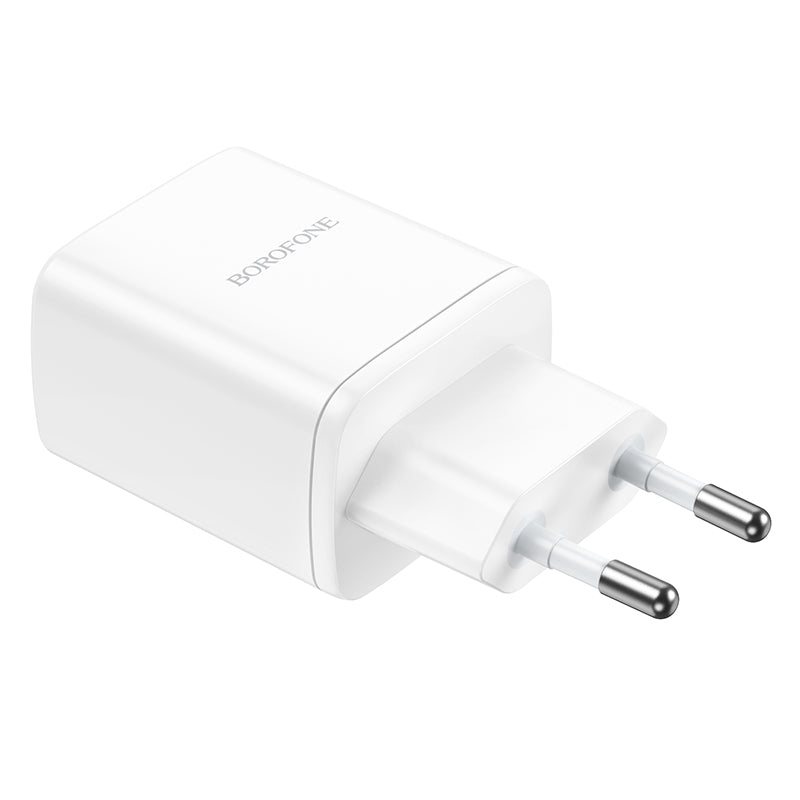 Φορτιστής δικτύου Borofone BN9, 35W, 3A, 2 x USB-C, Λευκό
