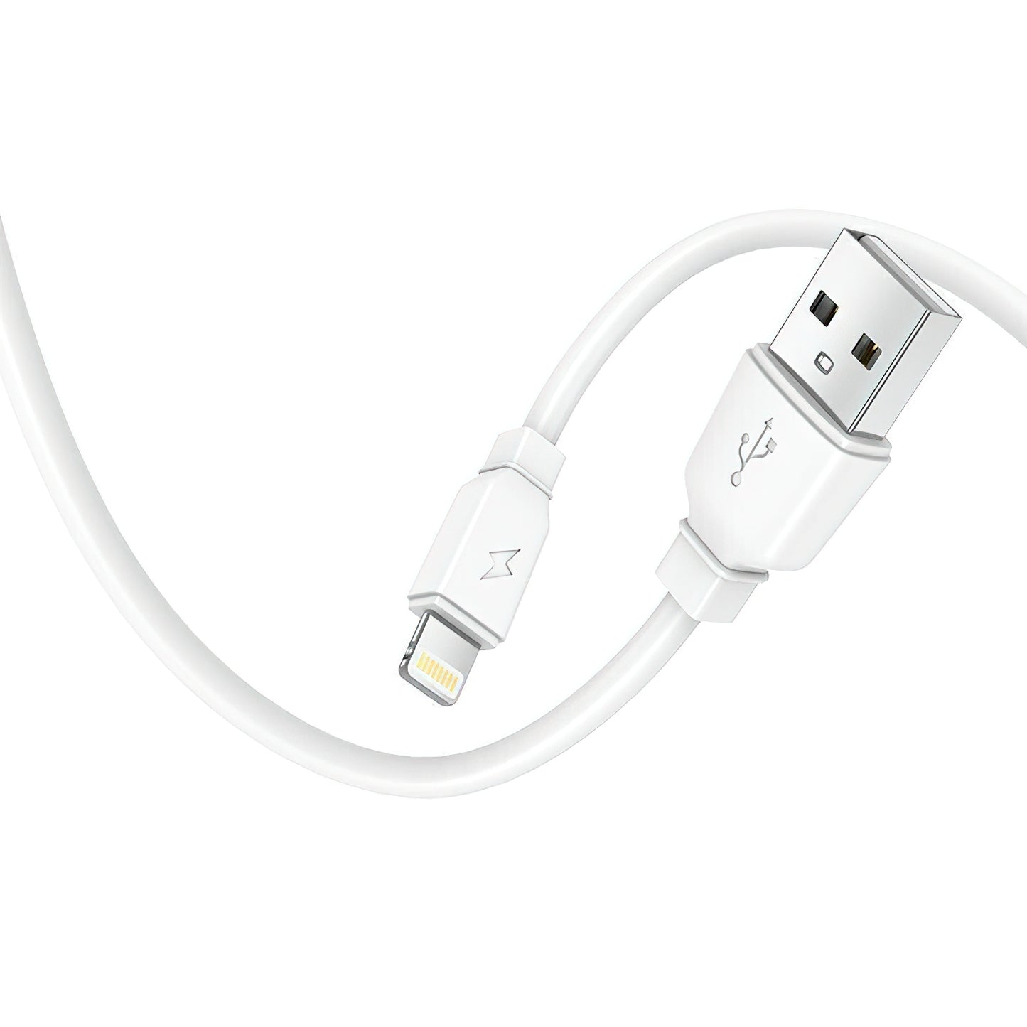 Φορτιστής Δικτύου με Καλώδιο Lightning Prestico F9S, 12W, 2.4A, 1 x USB-A, Λευκό