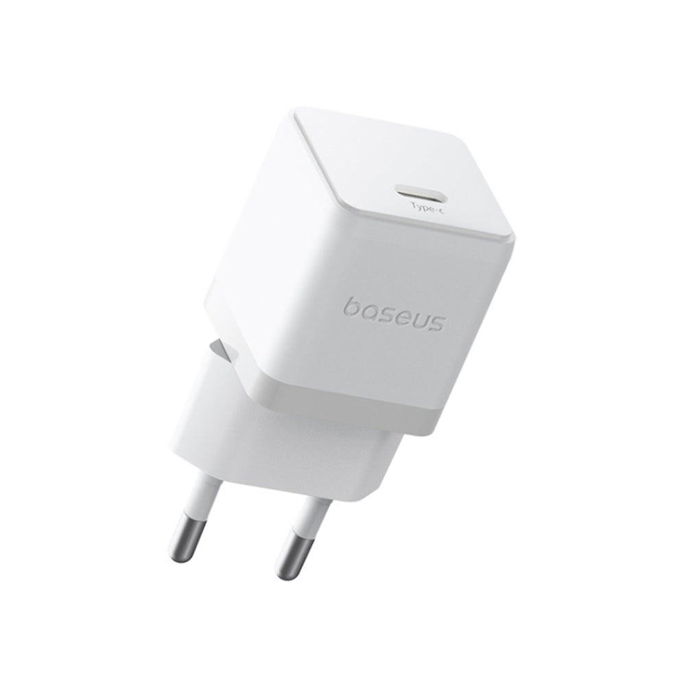 Φορτιστής Δικτύου με Καλώδιο USB-C Baseus Palm, 30W, 3A, 1 x USB-C, Λευκό P10111605213-01