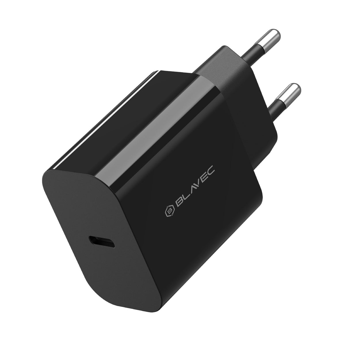 Φορτιστής Δικτύου με Καλώδιο USB-C Blavec BC-7, 45W, 3A, 1 x USB-C, Μαύρο