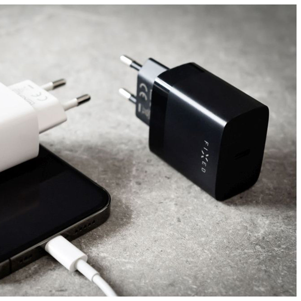 Φορτιστής Δικτύου Fixed, 20W, 3A, 1 x USB-C, Μαύρος