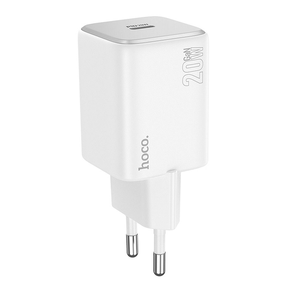 Φορτιστής Δικτύου HOCO N40, 20W, 3A, 1 x USB-C, Λευκό