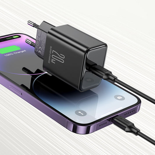 Φορτιστής δικτύου Joyroom JR-TCF06 JR-TCF06, 20W, 3A, 1 x USB-C, Μαύρο