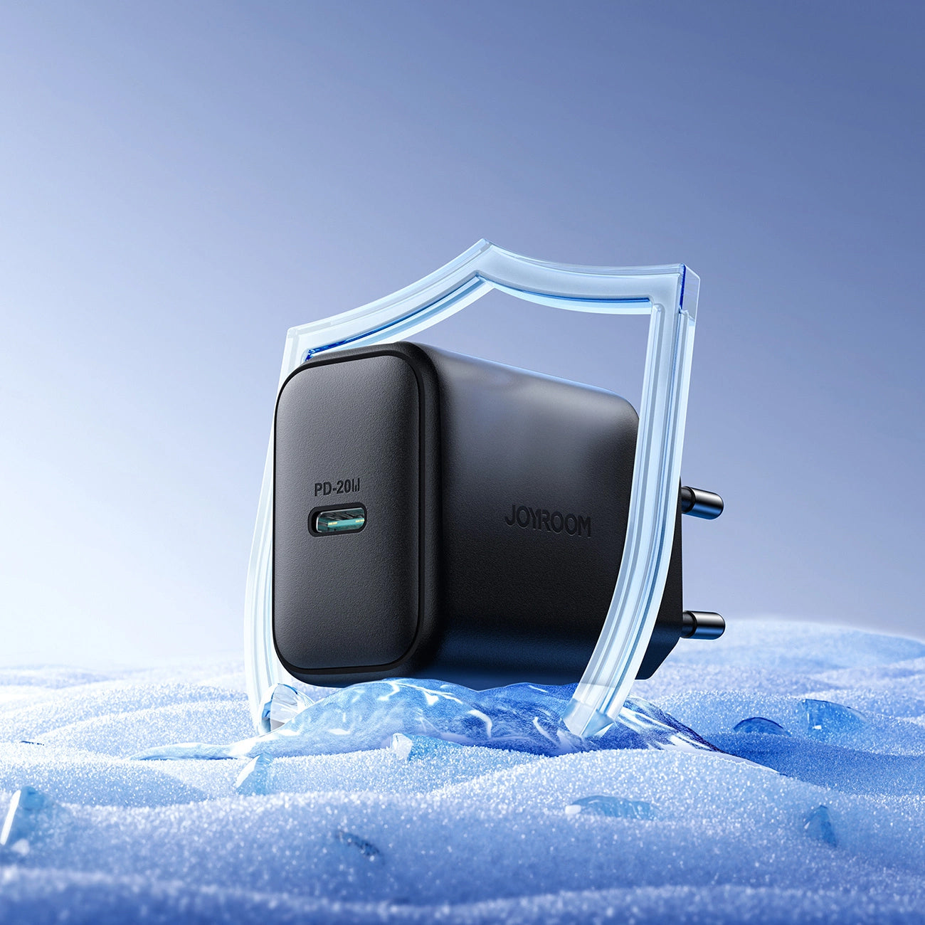 Φορτιστής Δικτύου Joyroom JR-TCF20, 20W, 3A, 1 x USB-C, Μαύρο