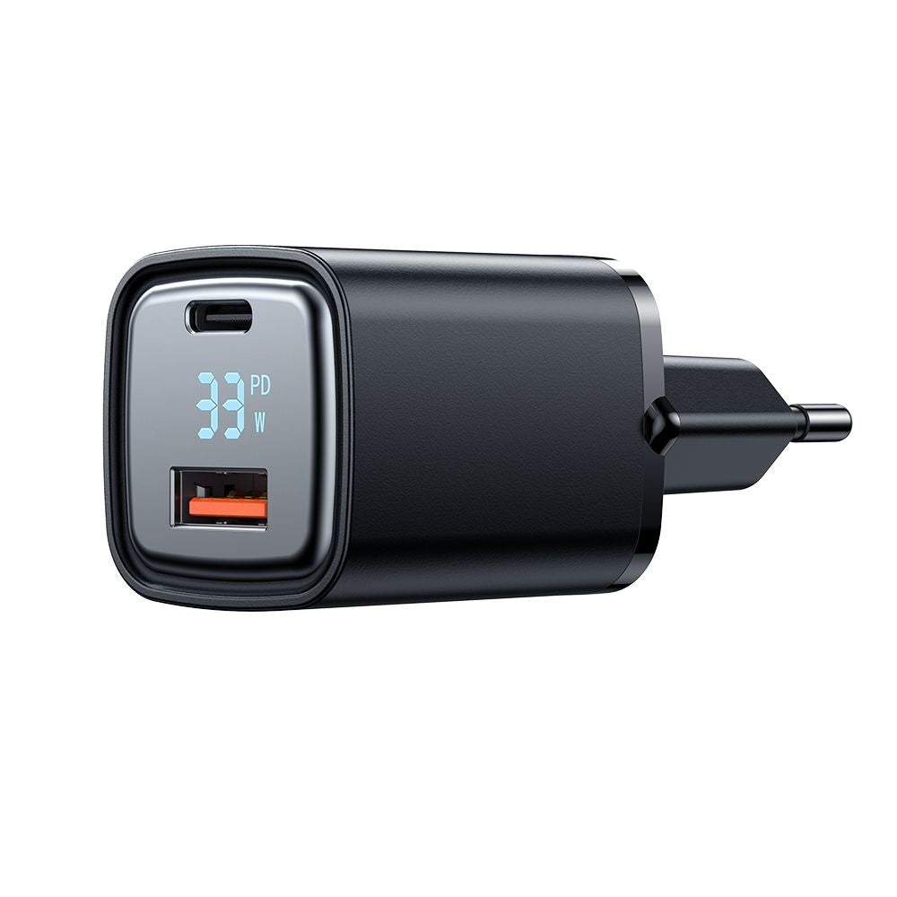 Φορτιστής Δικτύου McDodo CH-1701 Graphite Display, 33W, 3A, 1 x USB-A - 1 x USB-C, Μαύρο