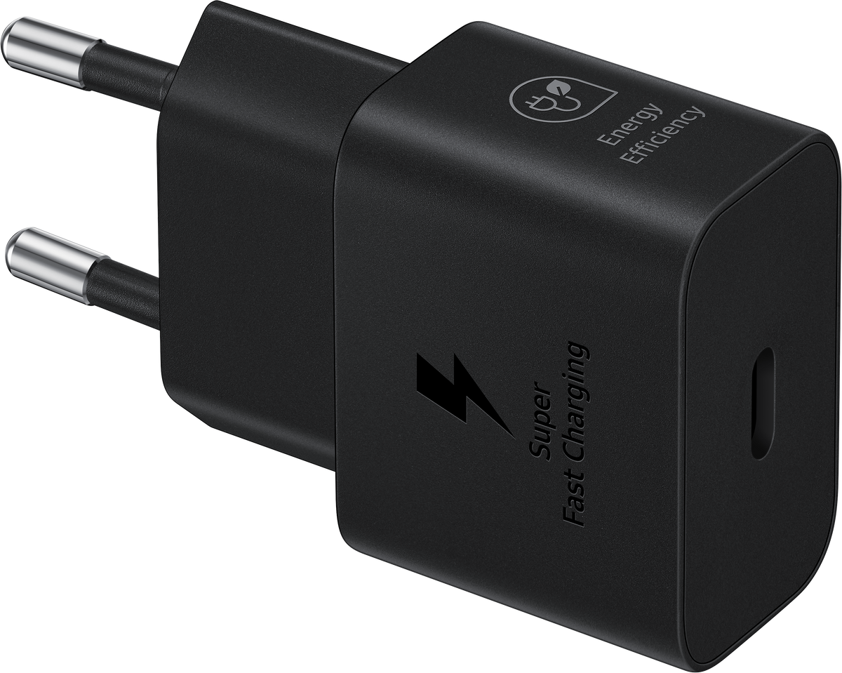 Φορτιστής δικτύου Samsung, 25W, 3A, 1 x USB-C, Μαύρο EP-T2510NBEGEU