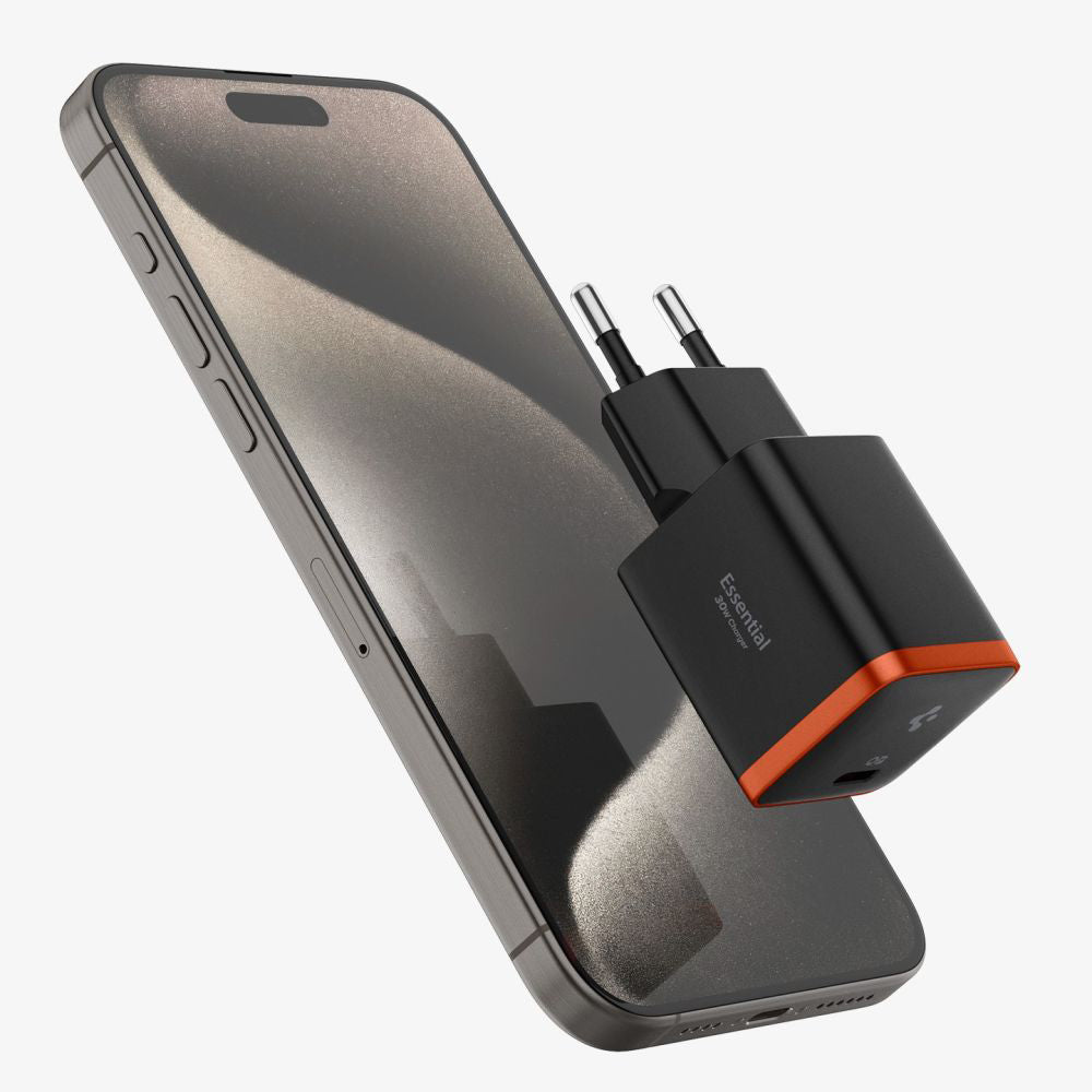 Φορτιστής Δικτύου Spigen EE301EU Arcstation Essential, 30W, 3A, 1 x USB-C, Μαύρο ACH08448