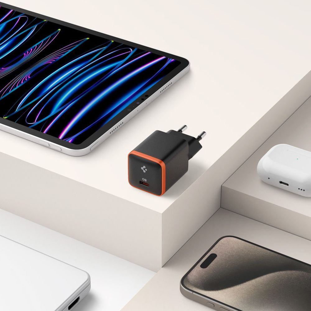 Φορτιστής Δικτύου Spigen EE301EU Arcstation Essential, 30W, 3A, 1 x USB-C, Μαύρο ACH08448