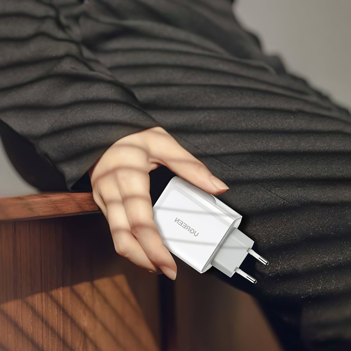 Φορτιστής δικτύου UGREEN CD170, 36W, 3A, 1 x USB-A - 1 x USB-C, Λευκό