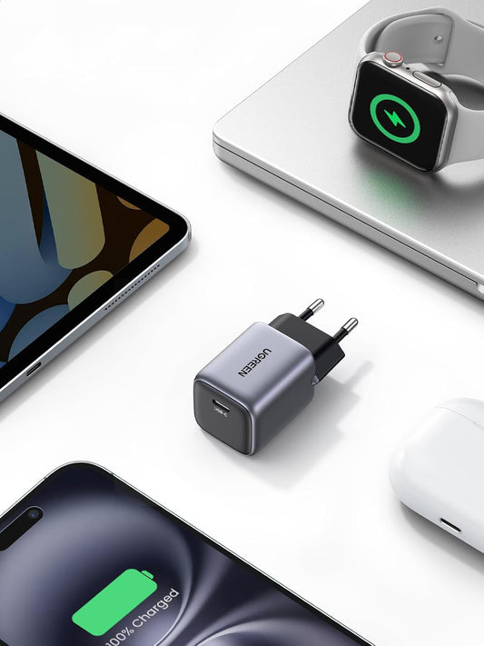 Φορτιστής δικτύου UGREEN CD319, 30W, 3A, 1 x USB-C, γκρι