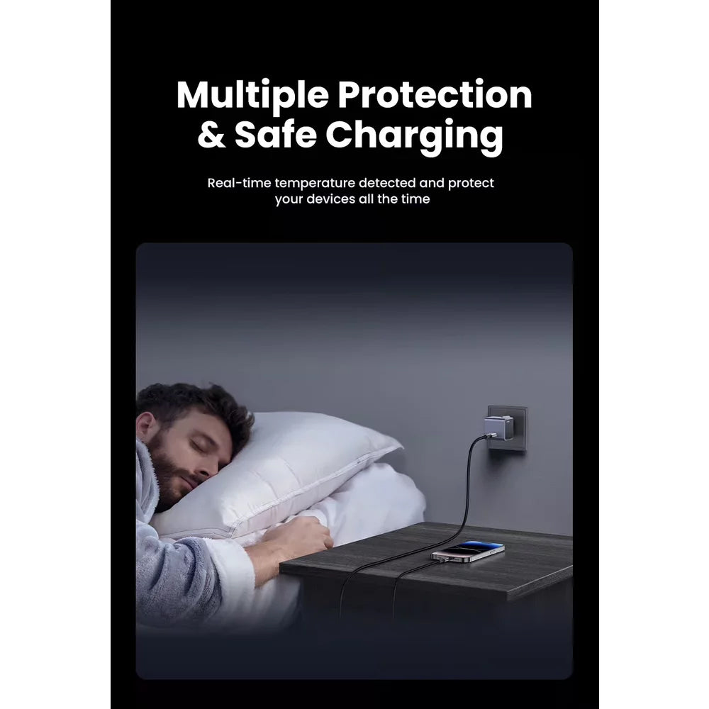 Φορτιστής δικτύου UGREEN X503 Nexode Air, 30W, 3A, 1 x USB-C, γκρι