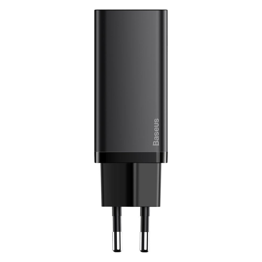 Φορτιστής δικτύου Baseus GaN2 Lite, 65W, 3A, 1 x USB-A - 1 x USB-C, Μαύρο CCGAN2L-B01