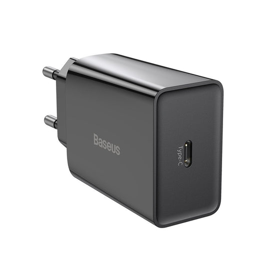 Φορτιστής Δικτύου Baseus Speed, 20W, 3A, 1 x USB-C, Μαύρο CCFS-SN01