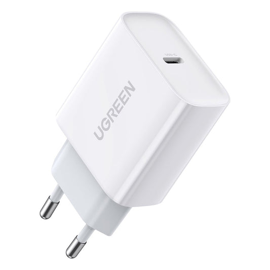 Φορτιστής Δικτύου UGREEN CD137, 18W, 3A, 1 x USB-C, Λευκό