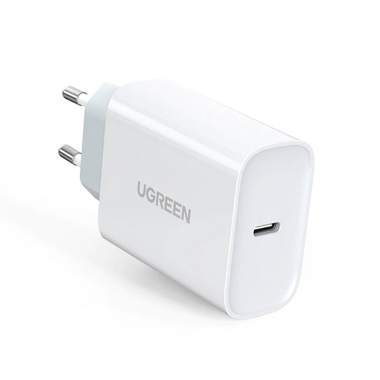 Φορτιστής δικτύου UGREEN CD127, 30W, 3A, 1 x USB-C, λευκό
