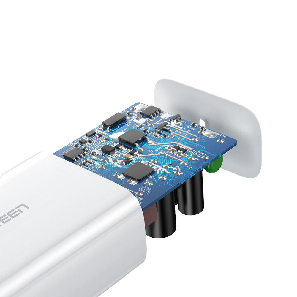 Network Charger UGREEN CD127, 30W, 3A, 1 x USB-C, White