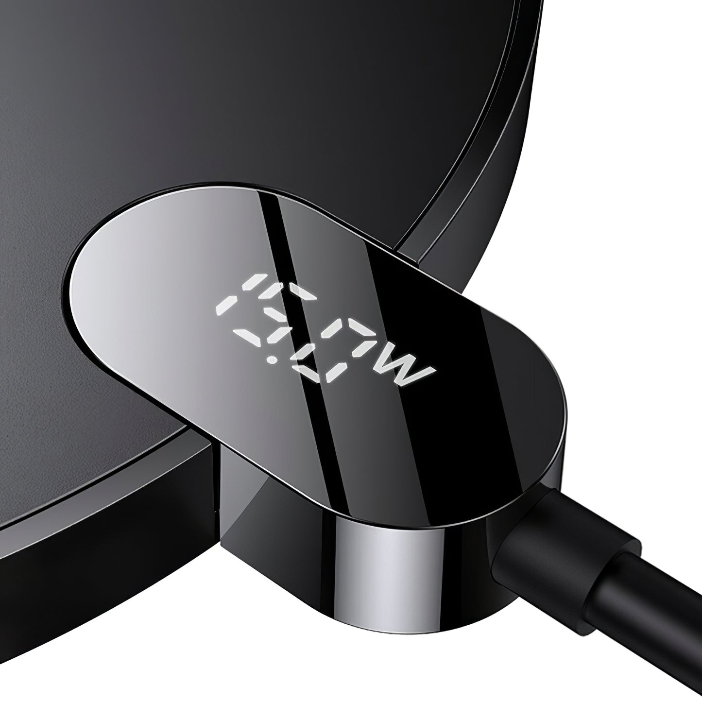 Baseus Digital Led Display Gen 2 Wireless Network Charger, 15W, 1.67A, Black CCED000001