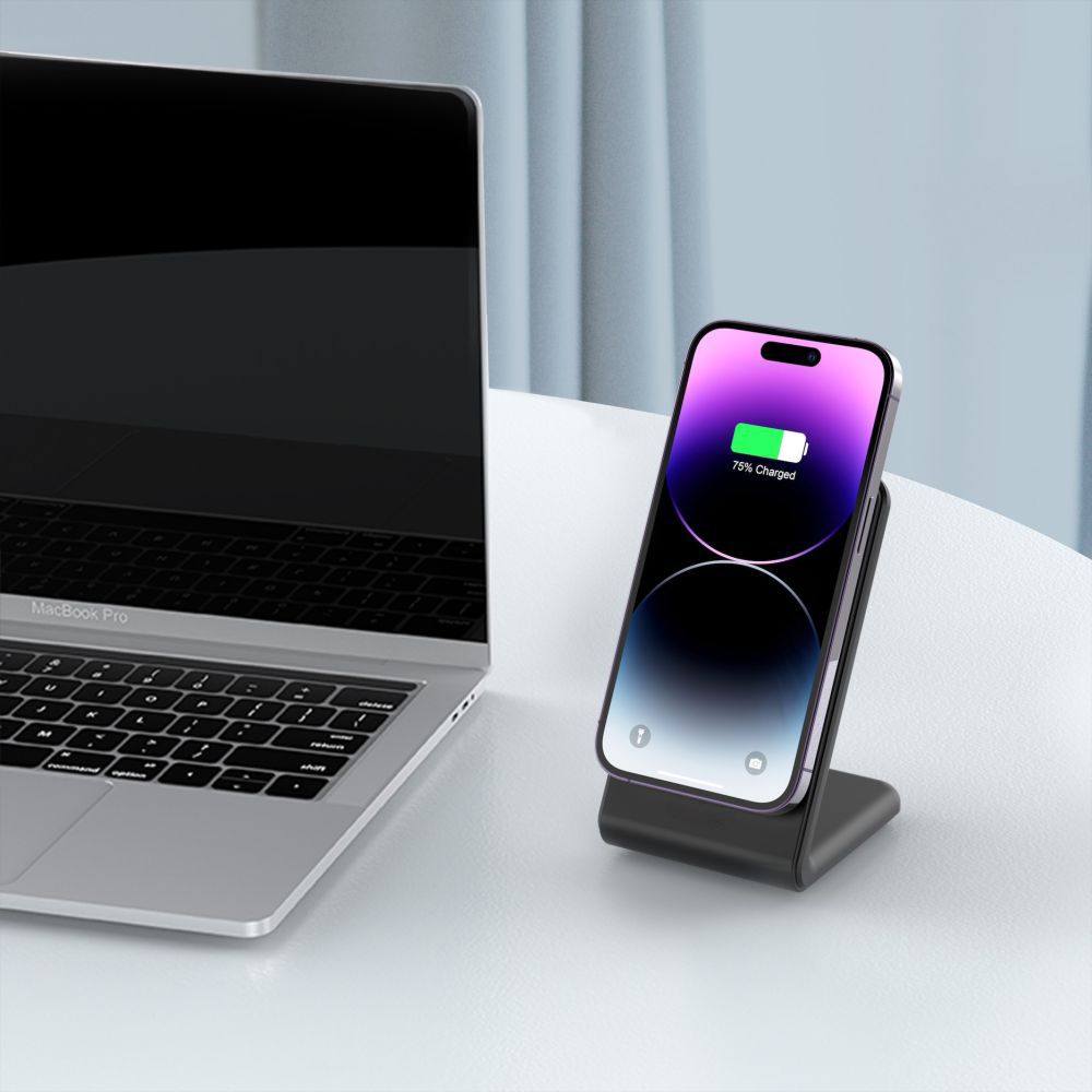 MagSafe Tech-Protect QI15W-A38, 15W, 1.67A, Μαύρο