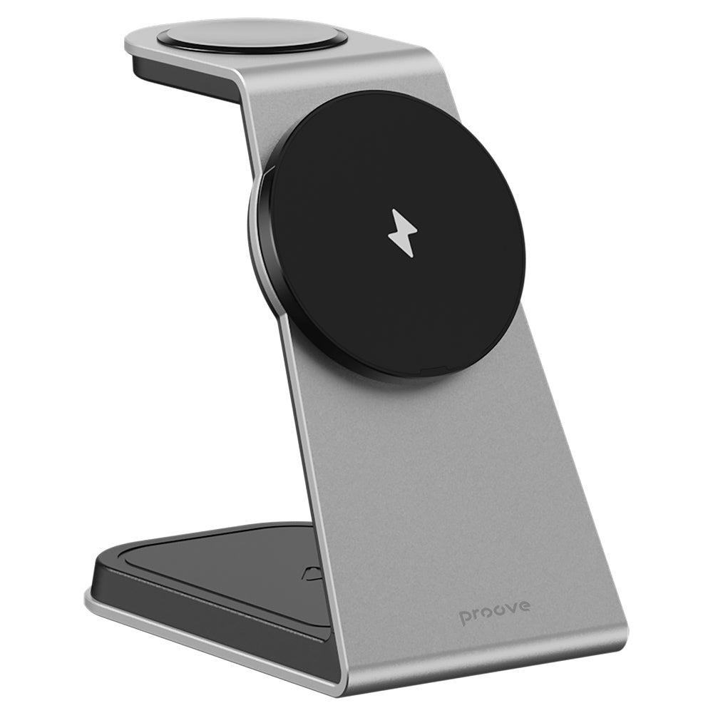 Φορτιστής Δικτύου Wireless Proove Omni Power 3in1, 15W, 1.67A, Γκρι WSOP15020003