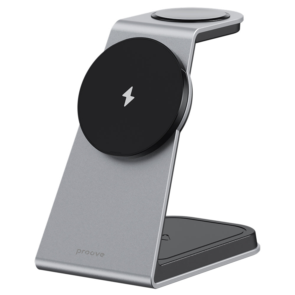 Φορτιστής Δικτύου Wireless Proove Omni Power 3in1, 15W, 1.67A, Γκρι WSOP15020003