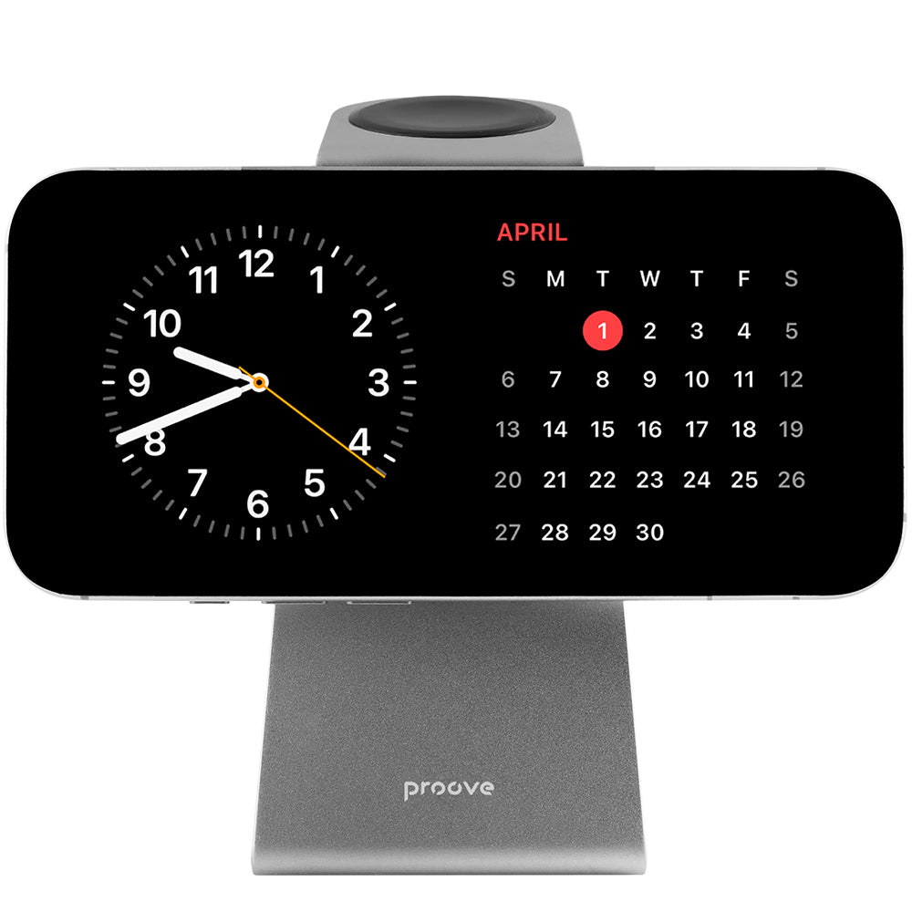 Φορτιστής Δικτύου Wireless Proove Omni Power 3in1, 15W, 1.67A, Γκρι WSOP15020003