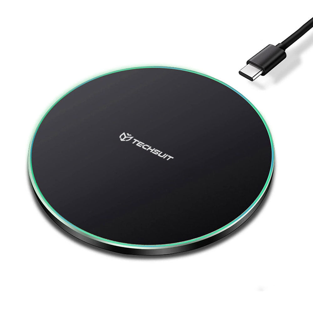 Φορτιστής Δικτύου Ασύρματος Techsuit CHWR031 Premium, 15W, 1.67A, Μαύρο