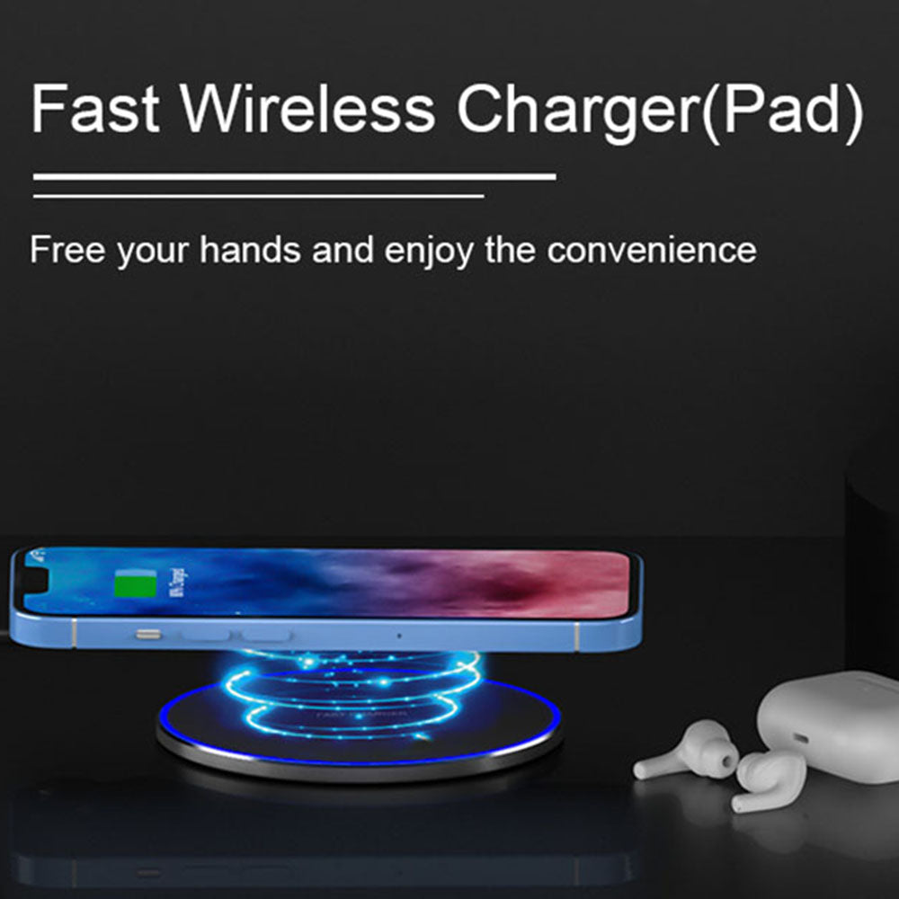 Φορτιστής Δικτύου Ασύρματος Techsuit CHWR031 Premium, 15W, 1.67A, Μαύρο