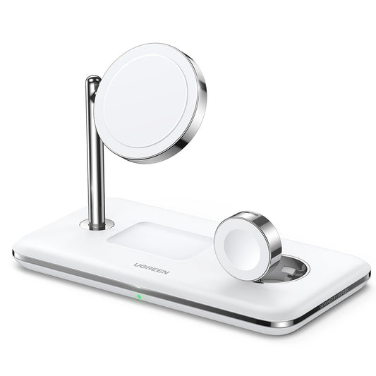 Φορτιστής Δικτύου Ασύρματος UGREEN CD278 3σε1, 25W, 1.67A, Λευκό