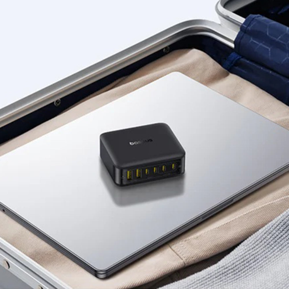 Φορτιστής Σταθμός Baseus EnerFill FH21, 120W, 3.25A, 2 x USB-A - 4 x USB-C, Μαύρο E0120T00